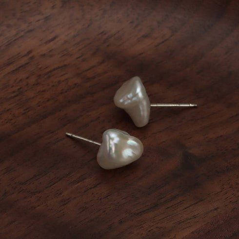 Keshi Baroque Pearl Stud Earrings - House Of Pearls